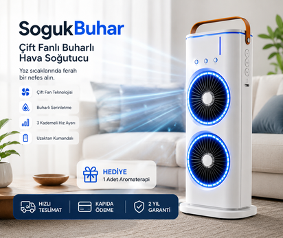 SogukBuhar™ Çift Fanlı Buharlı Hava Soğutucu