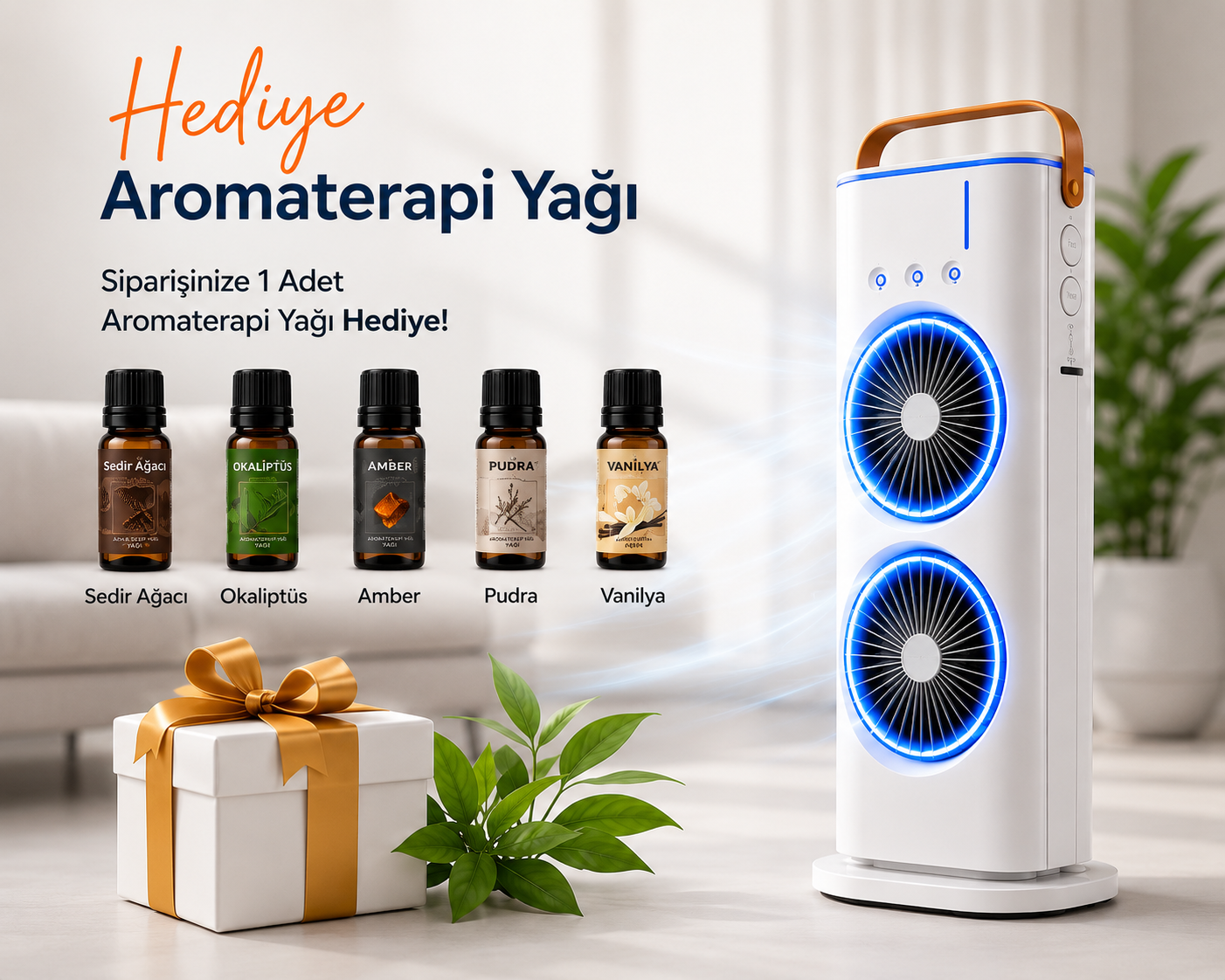 SogukBuhar™ Çift Fanlı Buharlı Hava Soğutucu